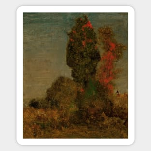 Autumn Trees by George Inness Sticker